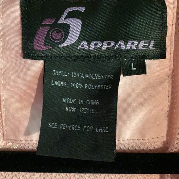 Ladies vinyl jacket. Size large. $15.00 - Picture 2 of 3